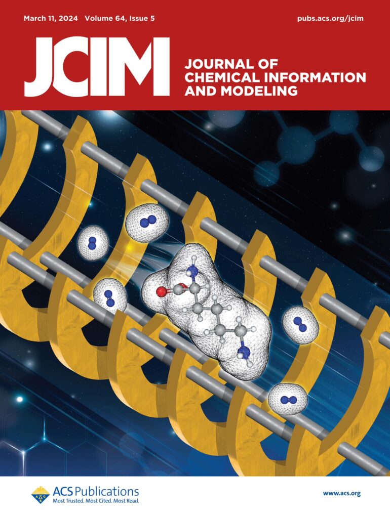 Front cover from our lab, (JCIM March 11, 2024 Volume 64, Issue 5)